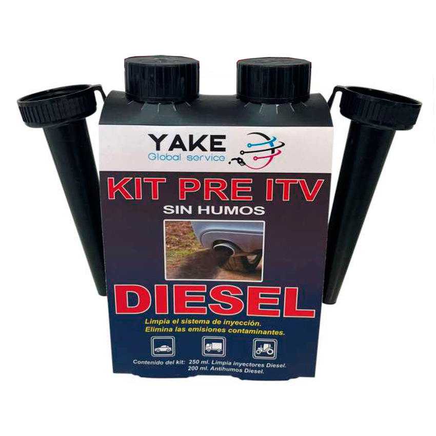 Químicos: Pack Pre ITV Anti-Humos Diesel Yake