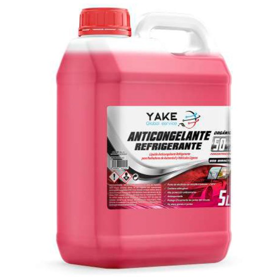 Anticongelante Rosa 50% Yake 5 litros